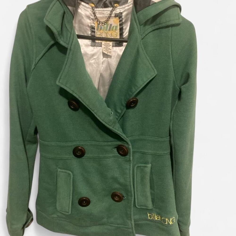 Billabong green cotton polyester